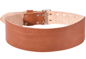 Cowhide fitness belt