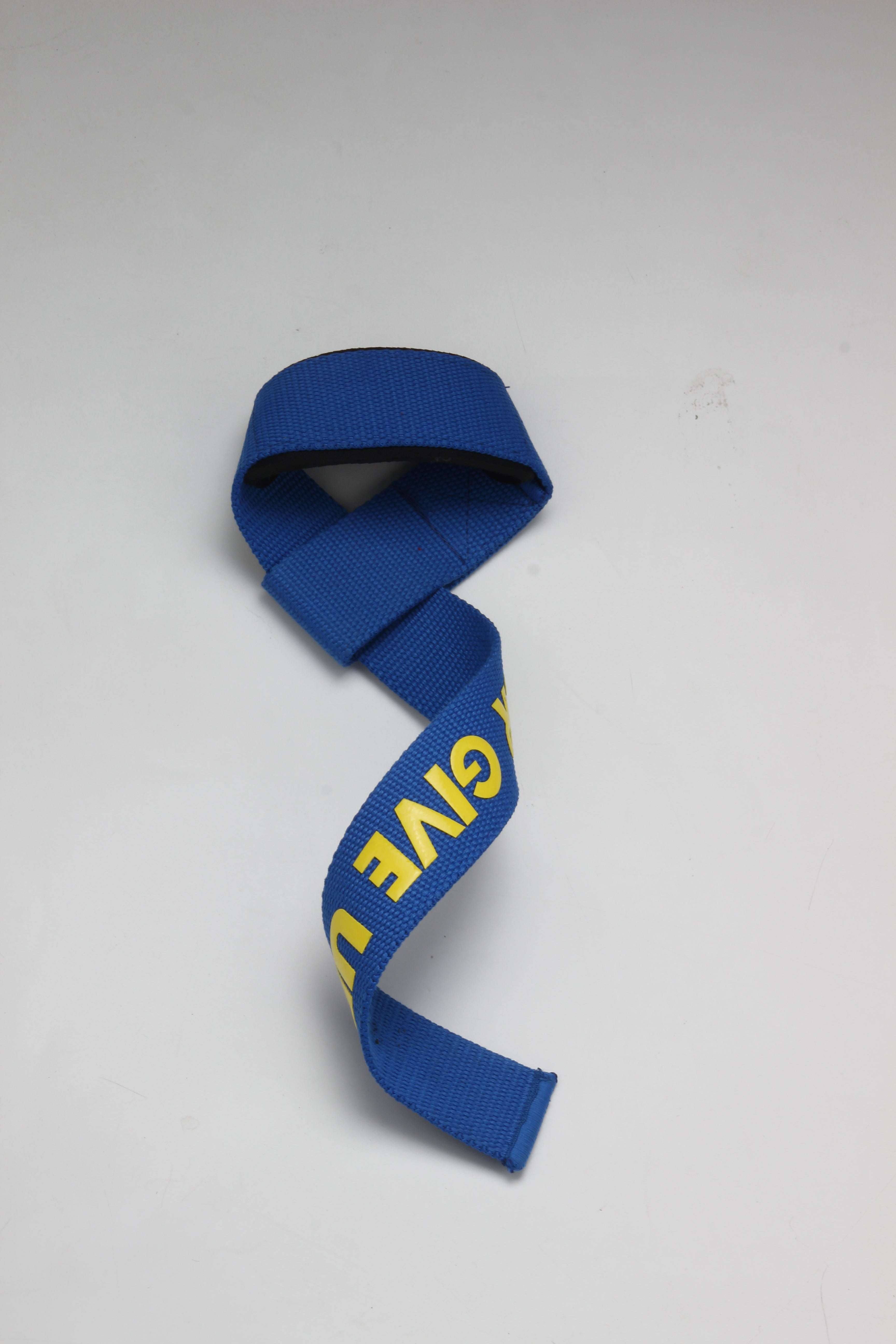 Never give up lifting strap（silicone logo）