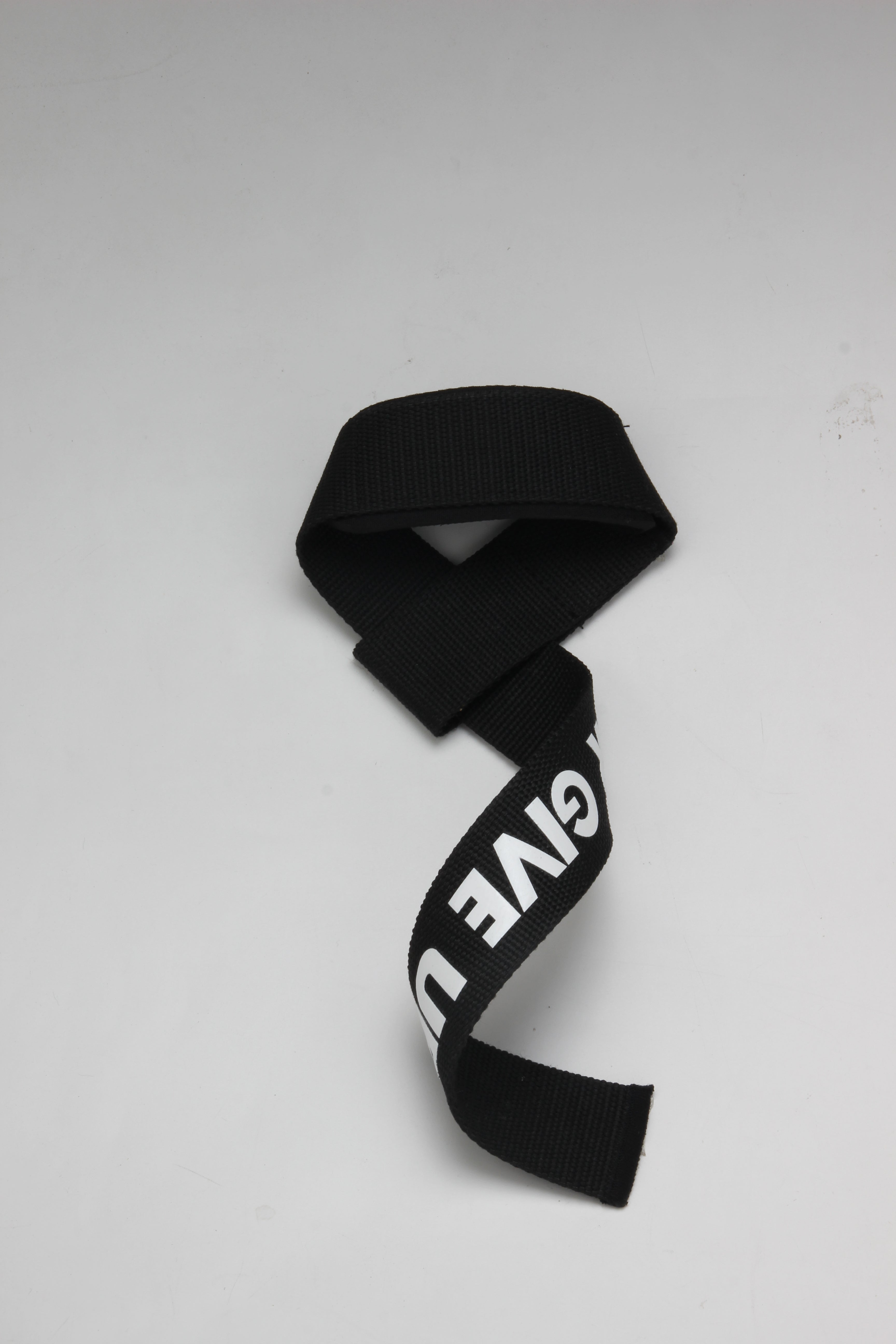 Never give up lifting strap（silicone logo）