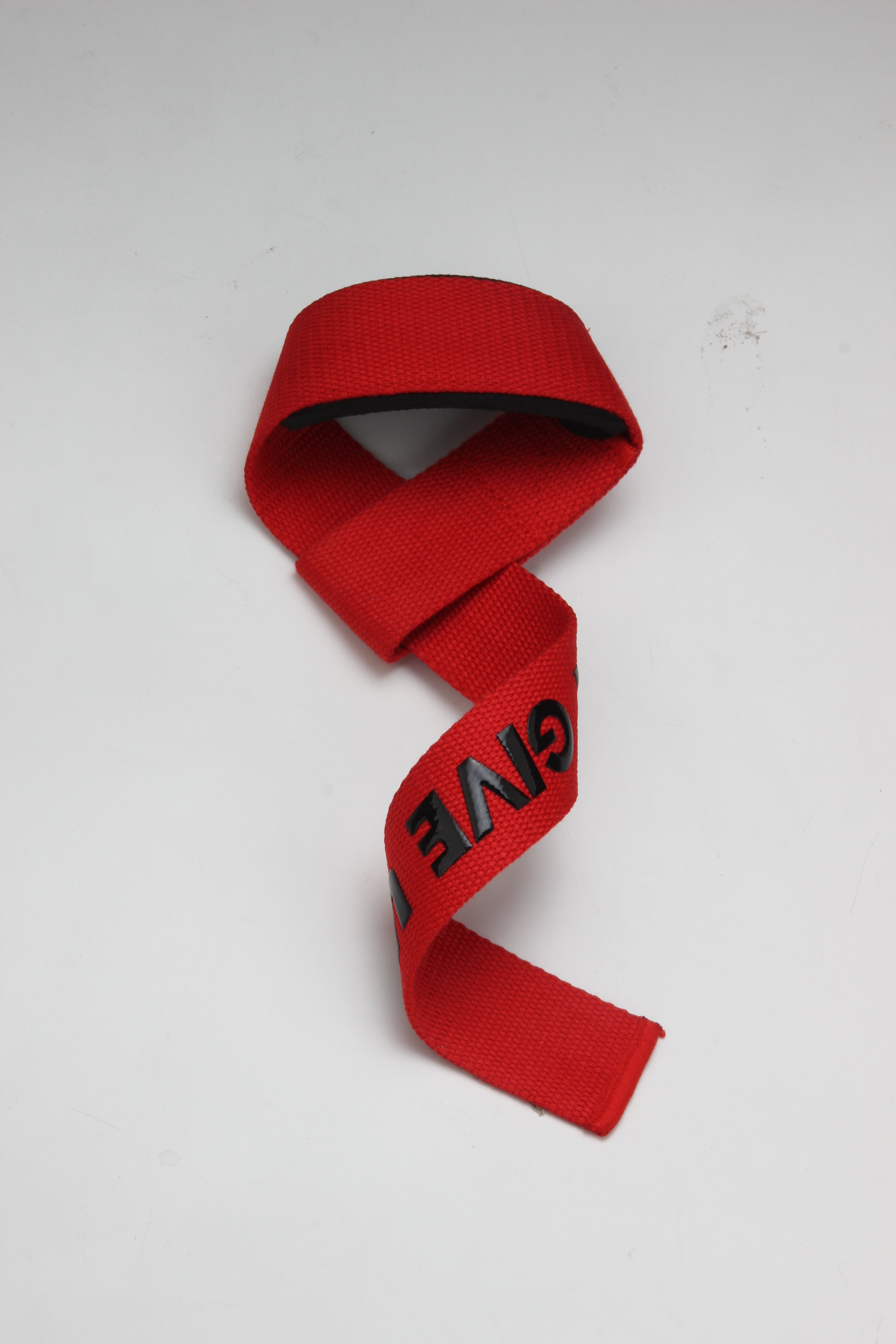 Never give up lifting strap（silicone logo）