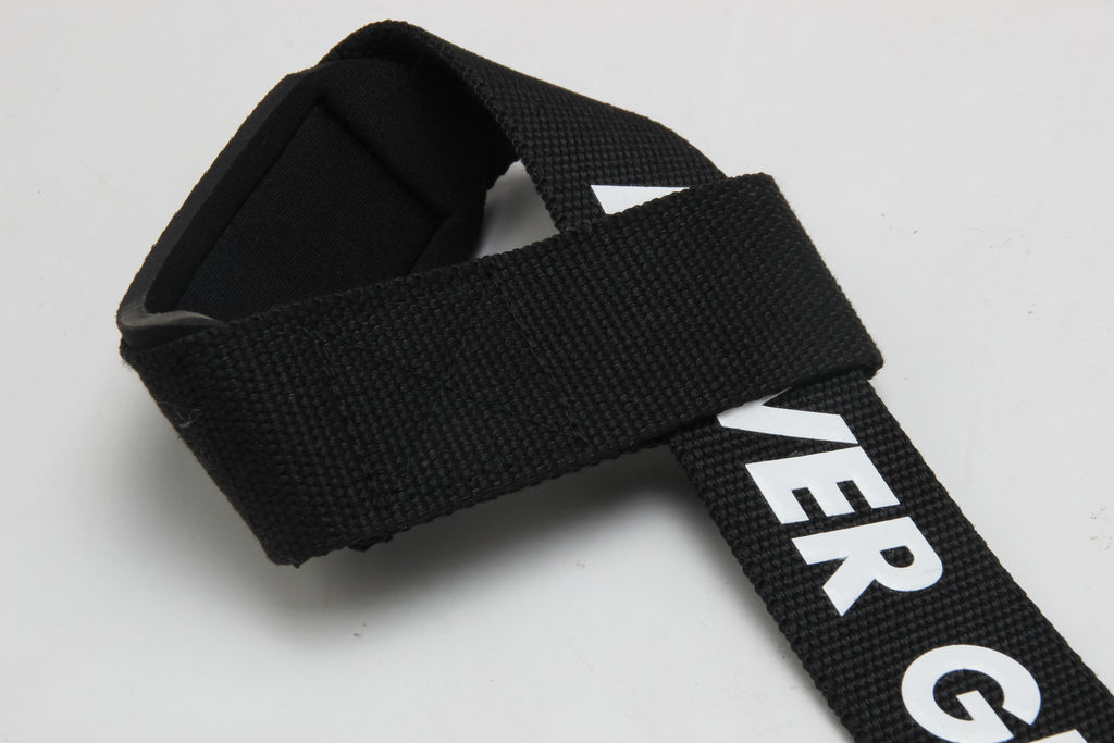 Never give up lifting strap（silicone logo）