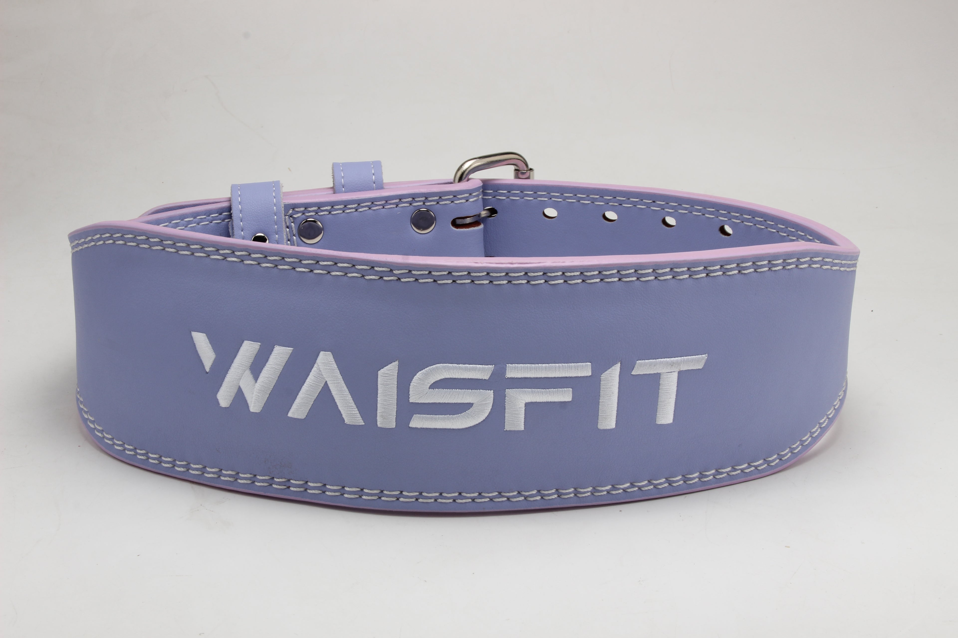 Pink and Purple Leather Weightlifting belt