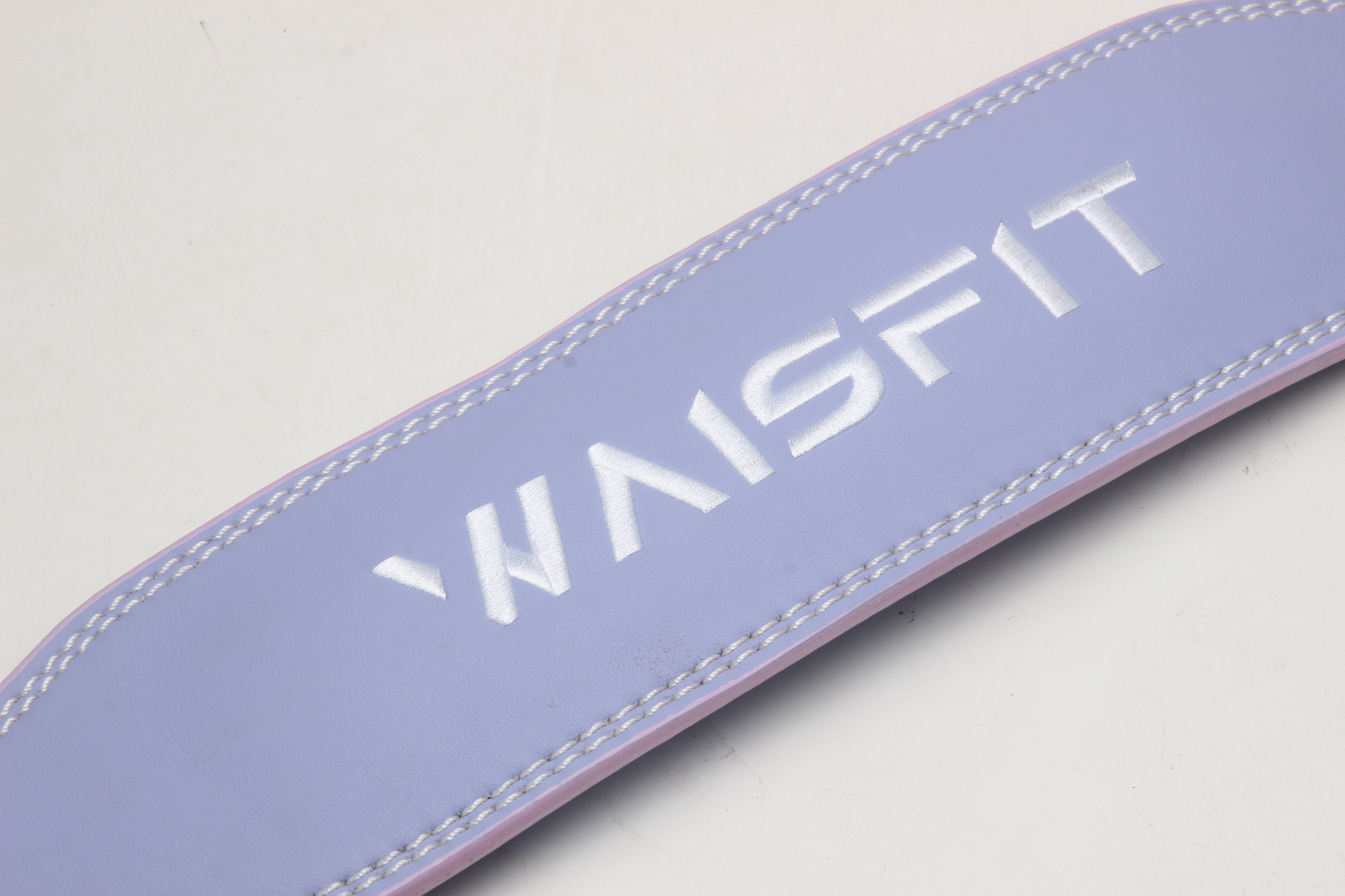 Pink and Purple Leather Weightlifting belt