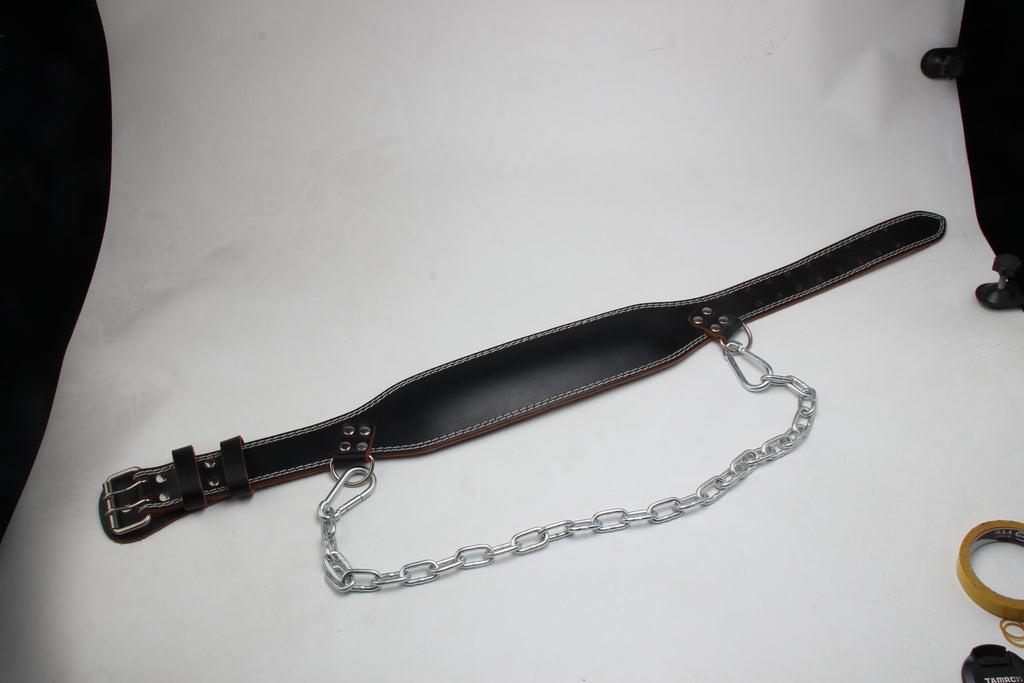 Dip belt for weightlifting